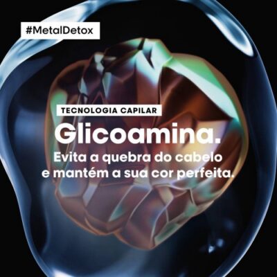 LOréal Metal Detox Máscara para Cabelo Danificado 250ml