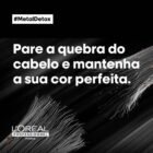 LOréal Metal Detox Óleo Concentrado para Cabelo Danificado 50ml