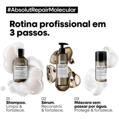 LOréal Absolut Repair Molecular Shampoo 500ml