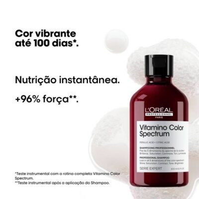 2 L'Oréal Vitamino Color Spectrum Shampoo 300ml