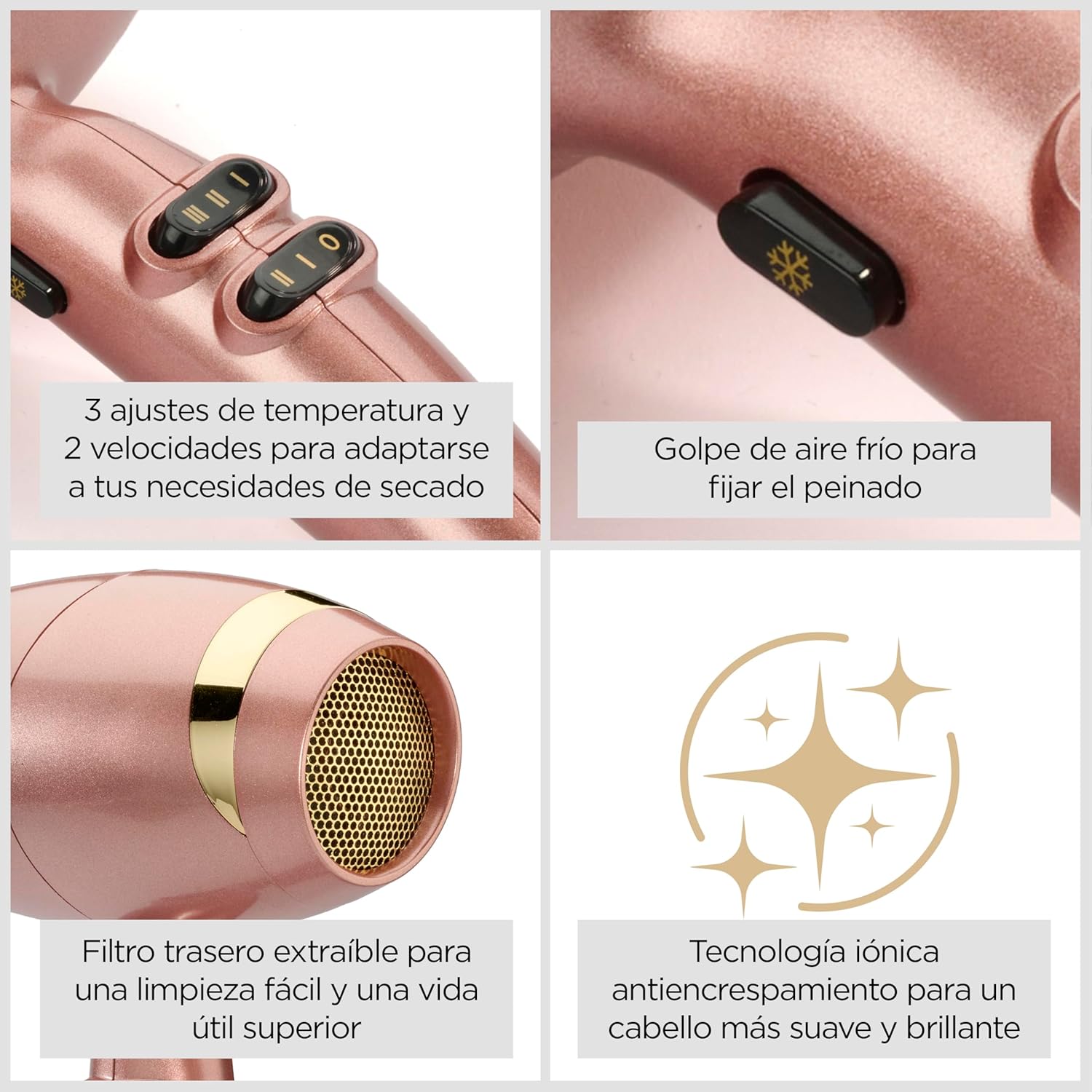 BABYLISS ROSE GOLD 2100